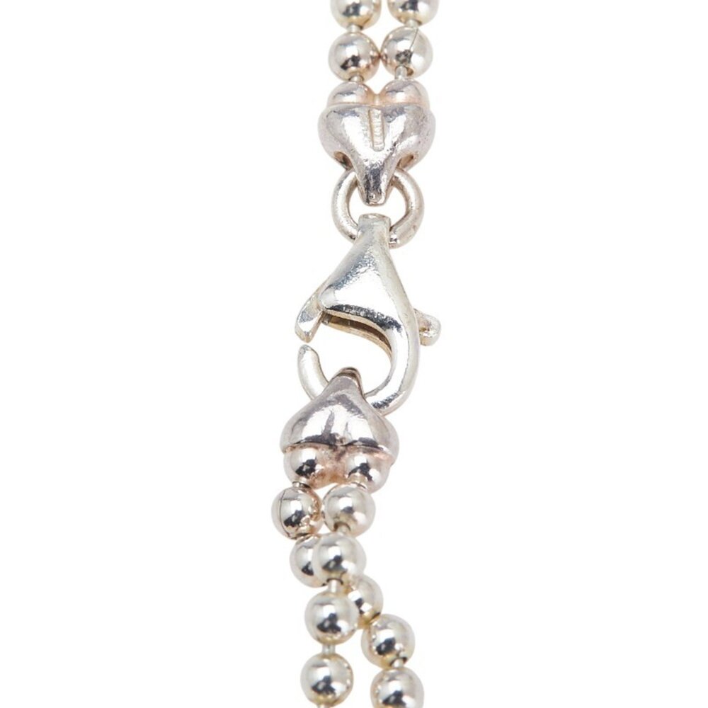 Gucci necklace ball chain double SV925 silver women's GUCCI - Picture 5 of 6